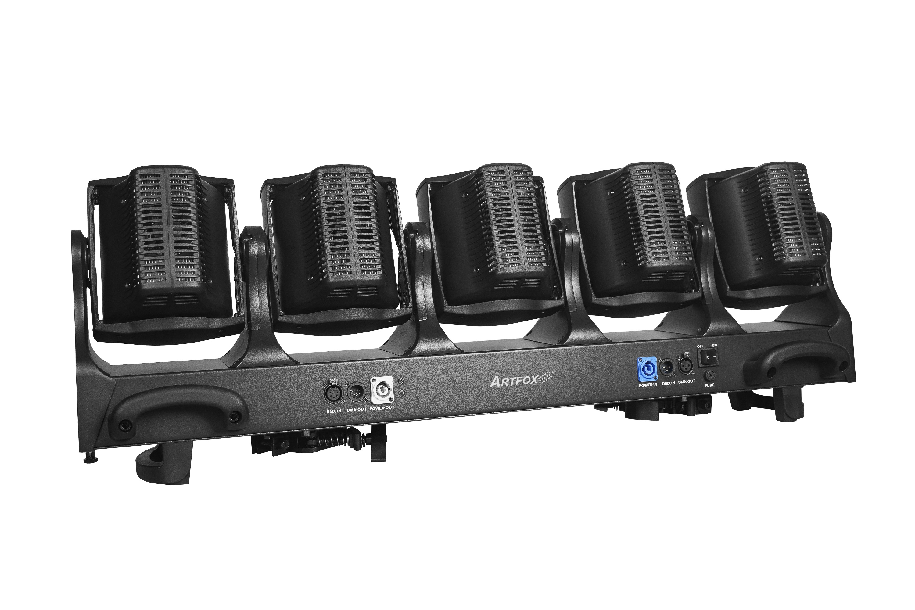 LED Moving Head:5x120w RGBL LEDs, Beam Wash 2-in-1, LED Ring, IP65